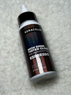Keracolor High Shine Tinted Gloss In Espresso 2 oz New